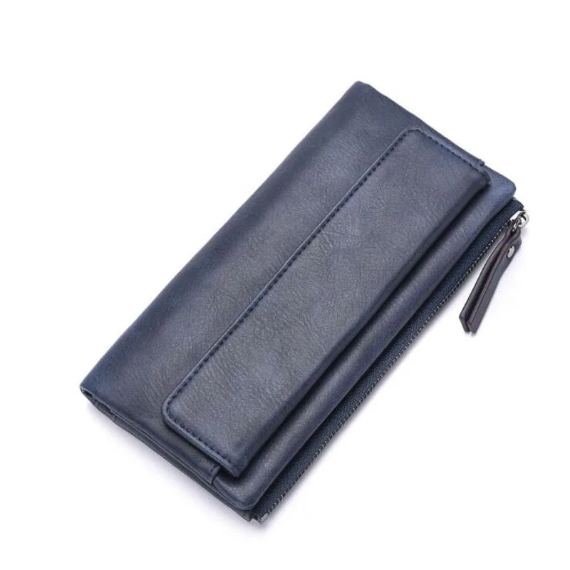 

Fashion Luxury Brand Women Wallets Matte Leather Wallet Female Coin Purse Wallet Women Card Holder Wristlet Money Bag Small Bag