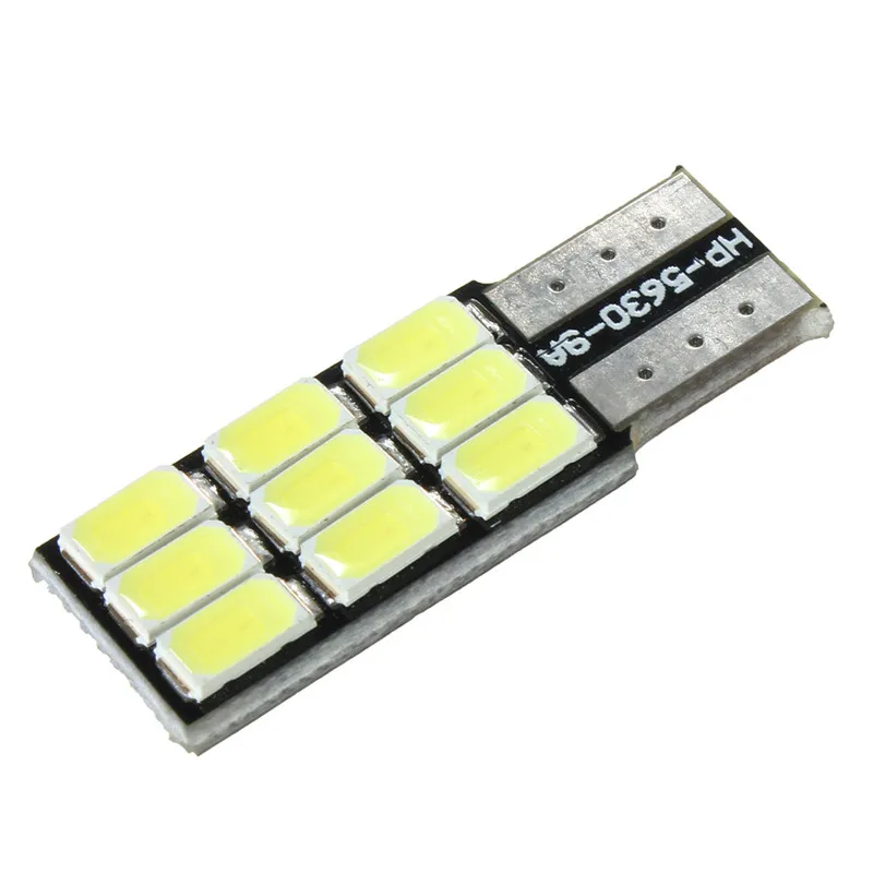 2 шт. T 10 168 194 W5W 9 светодиодный 5630 SMD Canbus Error Free автомобильный светодиодный лампы автомобиля светильник источник Клин боковые лампы Белый DC12V