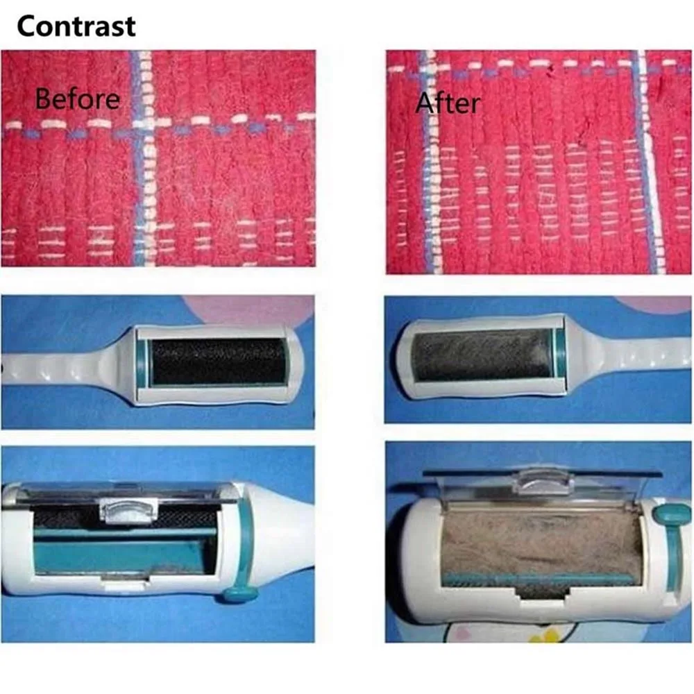 Ролик для удаления ворса вращающаяся Антистатическая липкая щетка для домашних животных средство удаления пыли с волос одежда свитер шерсть щетка для чистки 2 стороны поворачивается