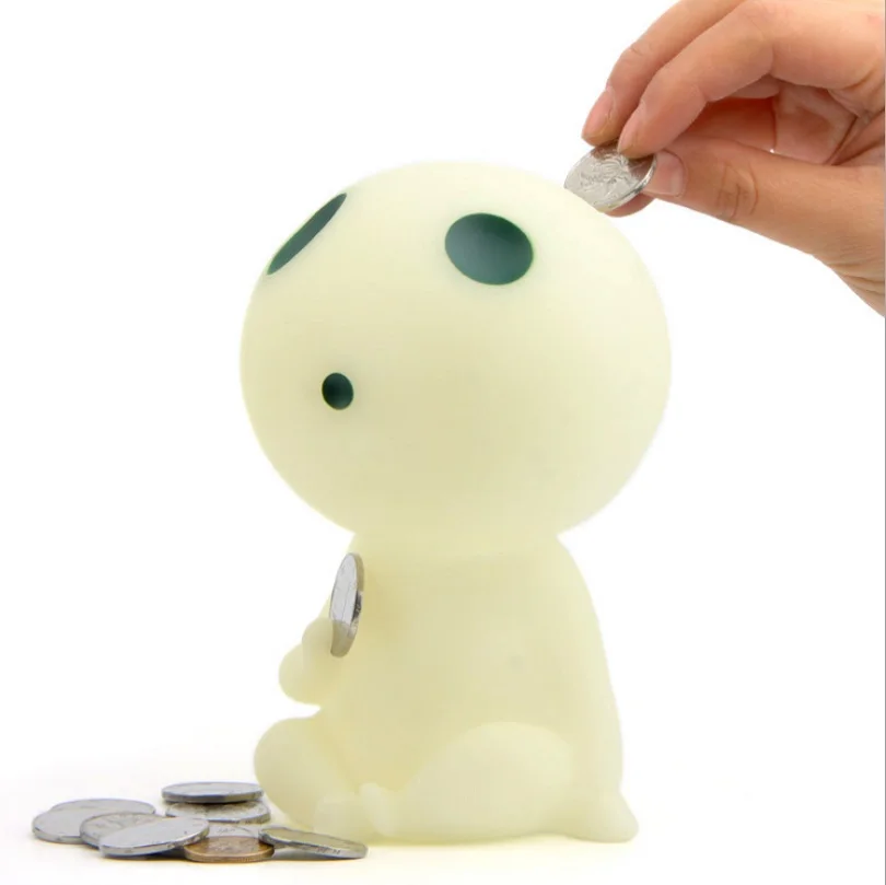 

6''Anime Studio Ghibli Hayao Miyazaki Princess Tree Elves Figurine Money Box Princess Companion Wolf Tree Elf Piggy Bank toy