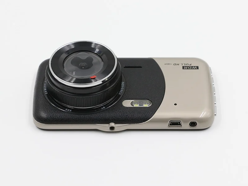 Olysine 4,0 дюймов Автомобильный видеорегистратор Камера V600 Dash Cam авто видео рекордер с двумя камерами s регистратор металлический корпус двойной объектив Dashcam