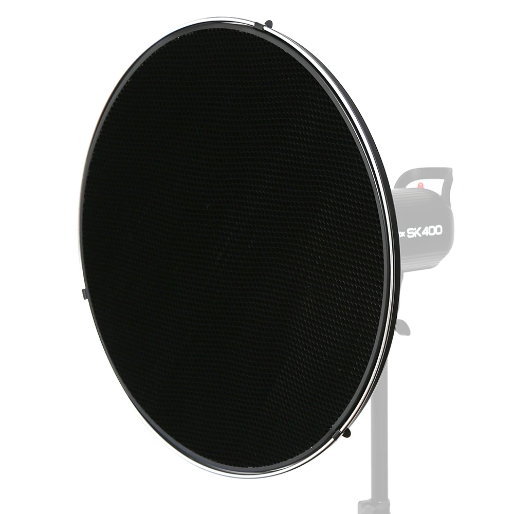 Godox-Beauty-Dish-Silver-42cm-16-Honeycomb-Grid-Bowens-Mount-Diffuser-Flash-Strobe