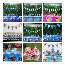 

Frozen Freezing Anna Elsa Micky Mouse Princess Superhero Minions Wedding Decorations Kid Birthday Party Supplies Favor