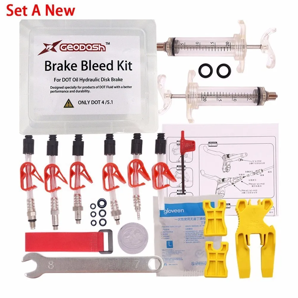 

High Quality DOT Oil Disc Brake Bleed Kit Tool For SRAM AVID Formula DODE JUICY HOPE BNGAL HAYES J3 J5 J7 #440