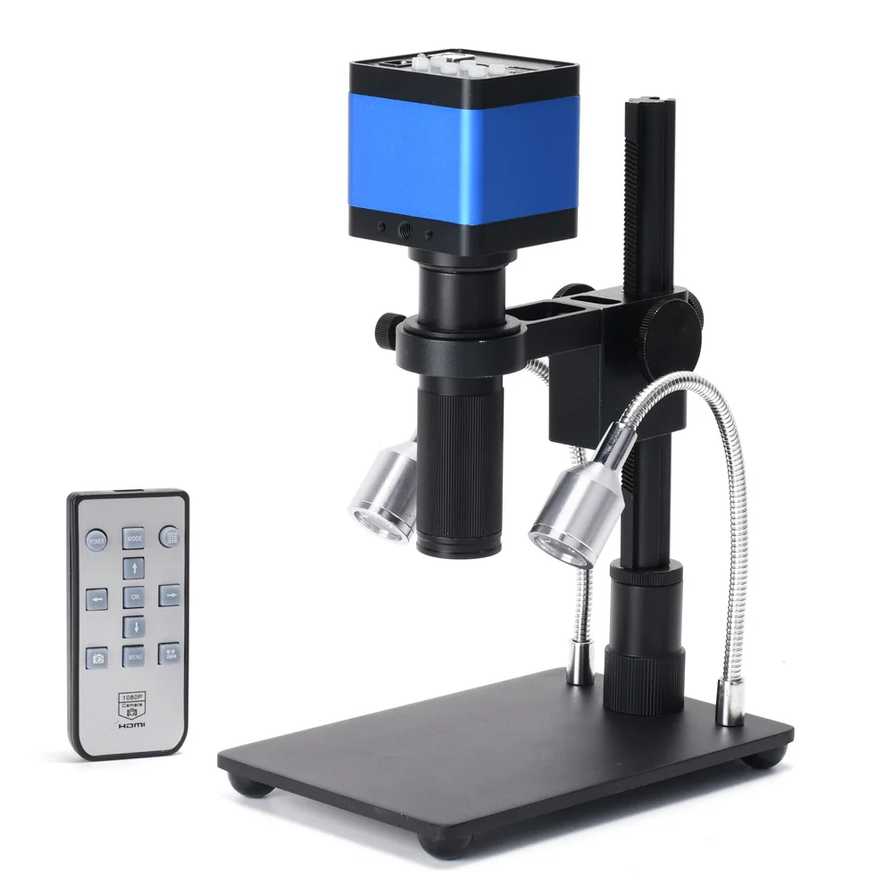 HAYEAR Microscope Camera 16MP HDMI Electronic Video Digital USB Industrial  Camera 150X C-mount Lens Stand for PCB Soldering DIY