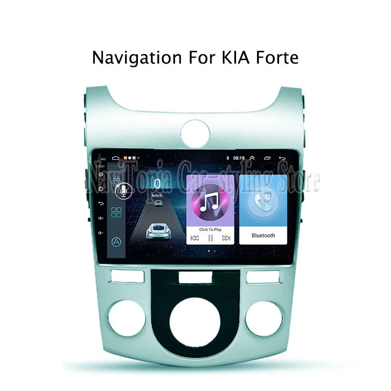

ECTWODVD 9inch Android 8.1 Car Radio GPS Navigation Multimedia Stereo DVD Player for Kia Forte 2009 2010 2011 2012 2013 2014