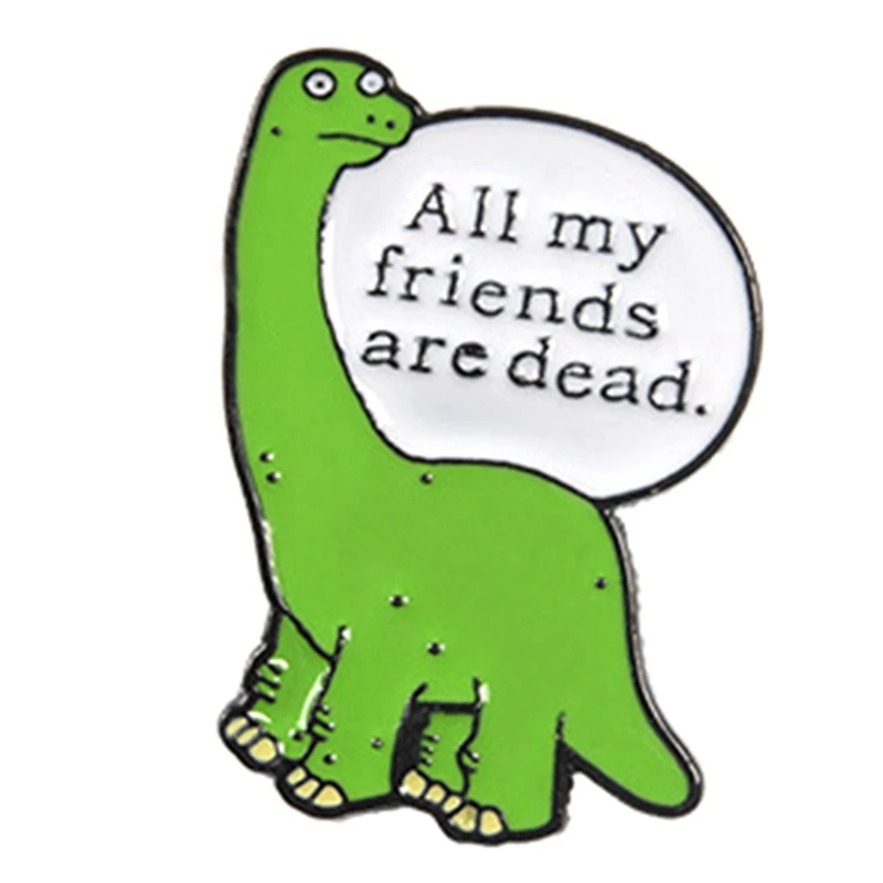 

Cartoon Dinosaur Brooch Enamel Pin Animal Pins Brooches For Women Kids T-shirt Lapel Button Collar Jewelry Backpack Badge Gifts