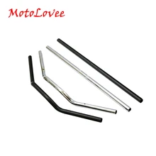 MotoLovee мотоциклетный руль стальные изделия ручка винтажные аксессуары для мотоциклов черный и серебристый опционально