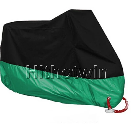 M, L, XL, 2XL, 3XL, 4XL Новая мотоциклетная обувь Чехлы для мангала Водонепроницаемый дышащий открытый мотоцикла скутер дождевик УФ защитное покрытие пальто чехол для мотоцикла - Цвет: Dark green