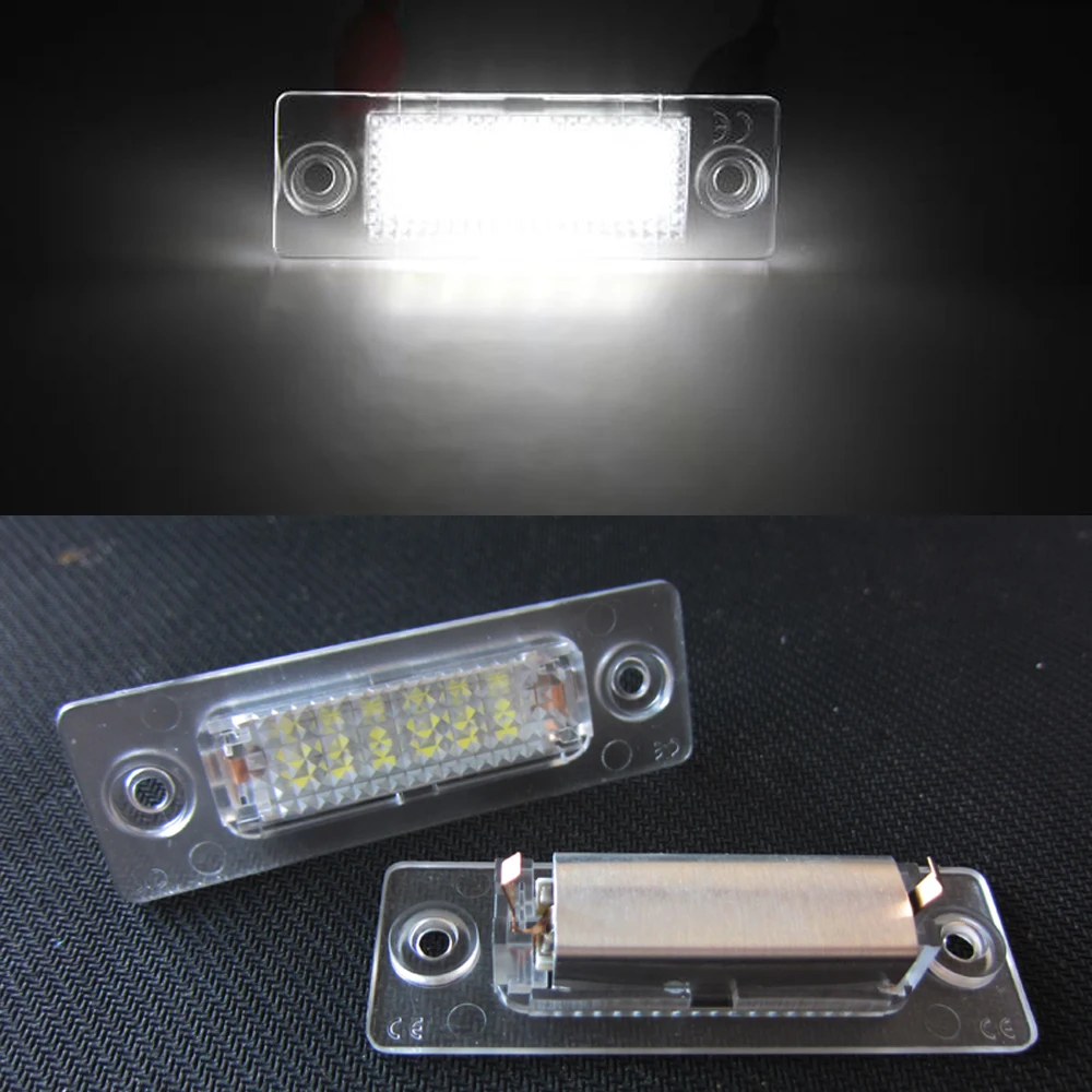 aliexpress com buy 2x led number license plate light for skoda superb number plate light