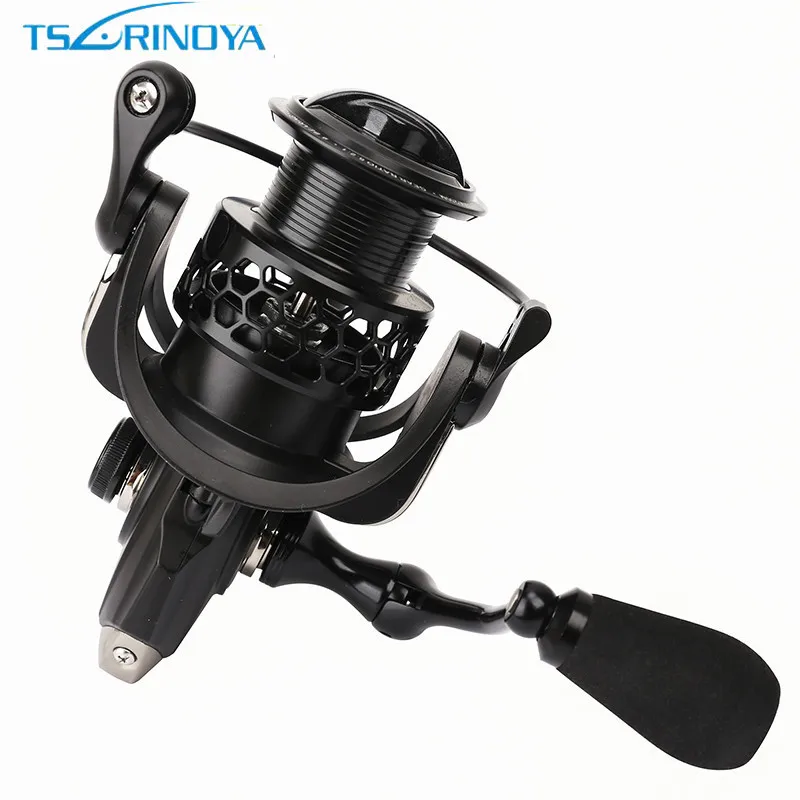 Baratos Tsurinoya NA 2000 3000 4000 5000 Carrete de Pesca Spinning 9BB 5.2 1 Pesca de La Carpa Carrete De Aluminio del Carrete de Agua Salada bobina