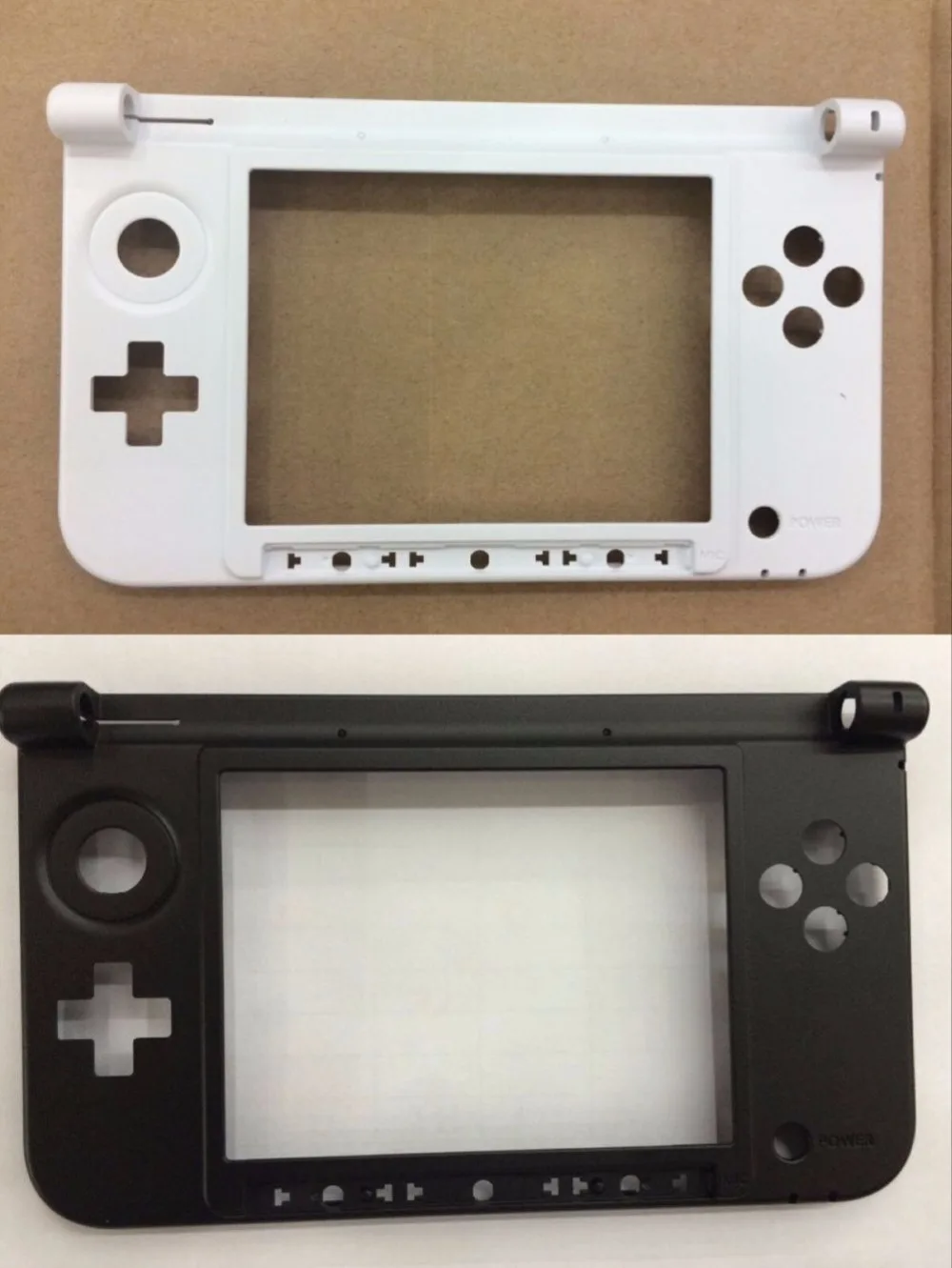 

replacement Middle Plastic Frame For 3DS XL housing For 3dsxl case shell black and white