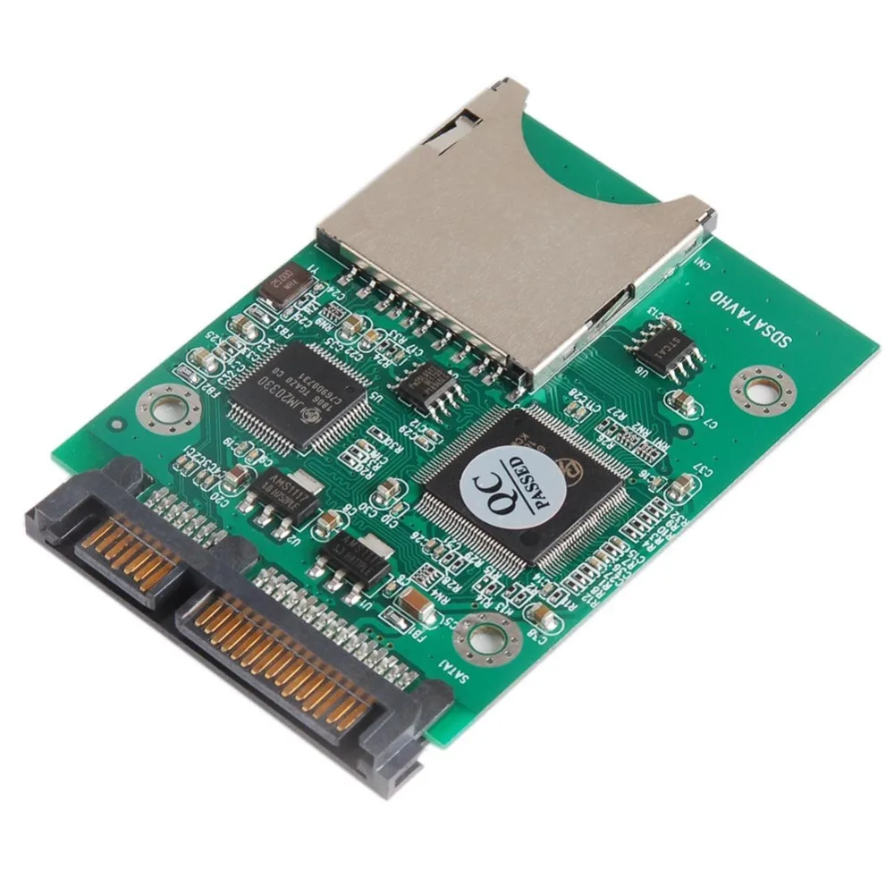 SD Secure Digital SDHC MMC to SATA Adapter Converter New 265264in SD Secure Digital SDHC MMC to SATA Adapter Converter New 265264in