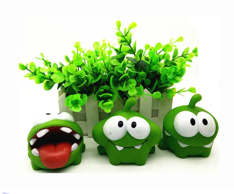 1 шт. Kawaii cut the веревка Om Nom куклы игрушки мультфильм резание веревки мягкие