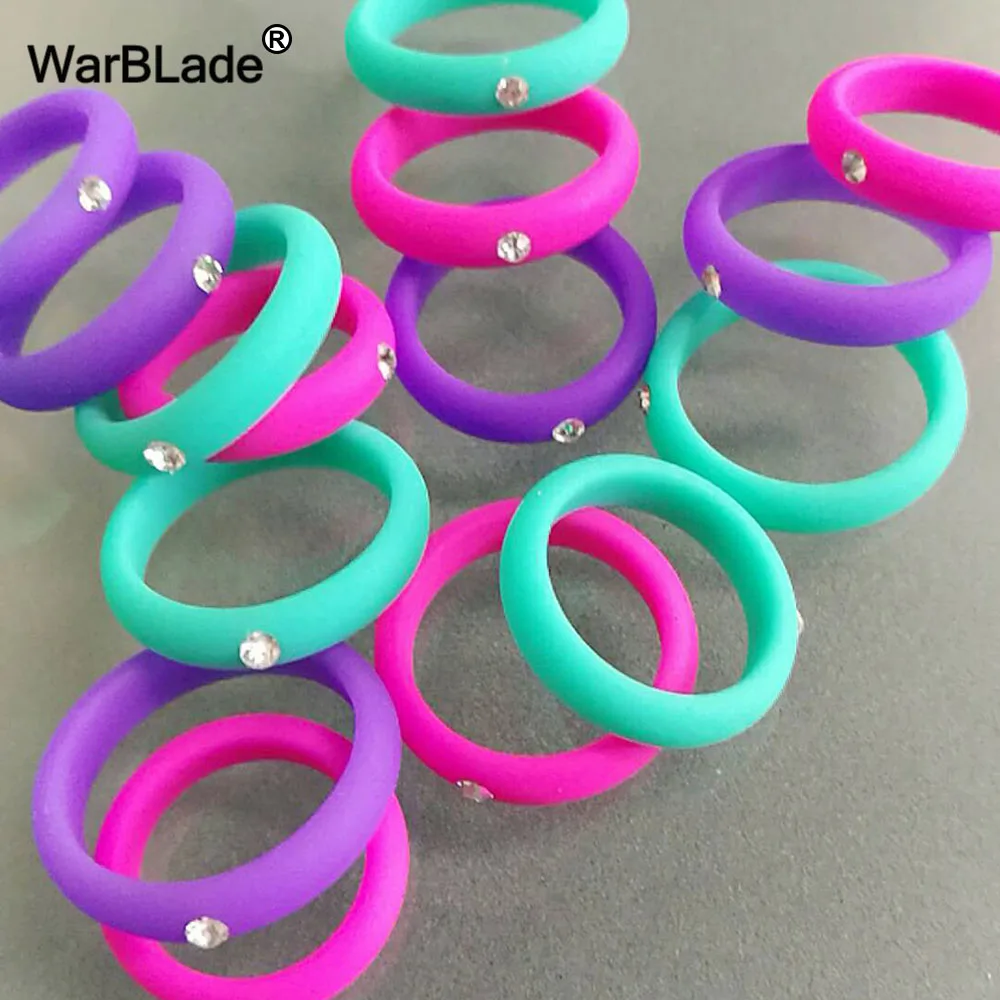 5mm Size 4 9 Food Grade FDA Silicone Ring Hypoallergenic Crossfit
