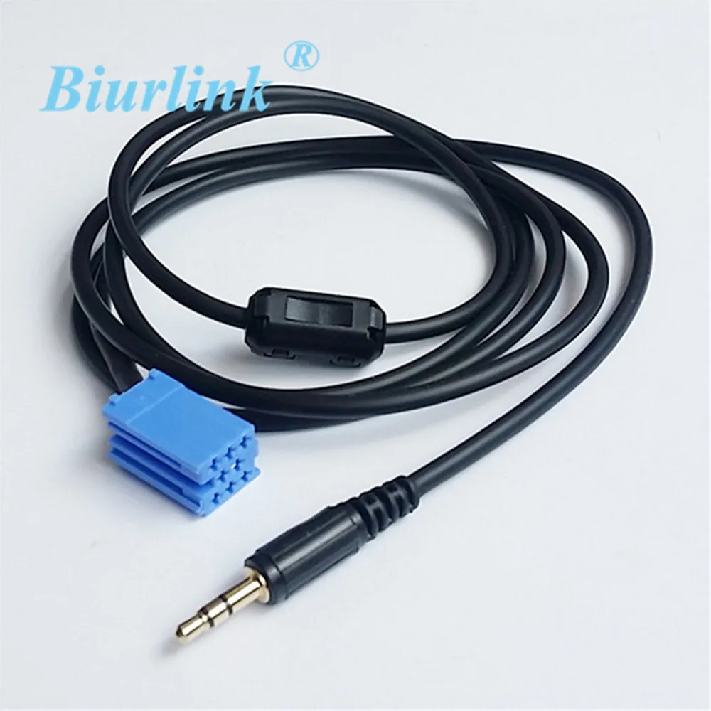 

Biurlink Radio MINI ISO 8Pin Plug Aux Adapter Cable Car Audio Device for VW