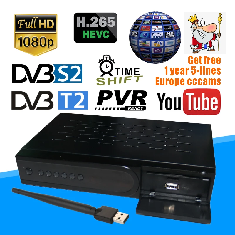 Fraskoo F9 + Plus DVB T2 S2 S Combo Digital Set Top Box Full HD 1080P Terrestrial TV Decoder 7-days EPG PVR Satellite Receiver Fraskoo F9 + Plus DVB T2 S2 S Combo Digital Set Top Box Full HD 1080P Terrestrial TV Decoder 7-days EPG PVR Satellite Receiver