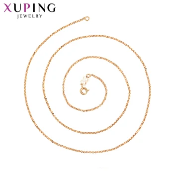 

Xuping Fashion Jewelry Round Shape Gold-color Plated Chains Necklace for Women Valentine's Day Gifts 45440