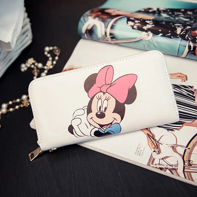 Minnie Women Wallets Mickey Bag Purse Leather Handbag Ladies Wallet Clutch Bag Bolsa Feminina Bolsas Female Billeteras