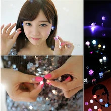 Светодиодный светильник, 2 шт., серьги-гвоздики, мигающие Серьги Из Нержавеющей Стали, товары для танцевальной вечеринки, блестящие шпильки, новинка, светильник s