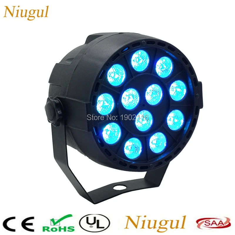 Niugul DJ Lighting 12x3 Вт RGB 3в1/RGBW LED Par Light/DMX512 Wash Effect Stage Lamp для домашних вечеринок|Эффект