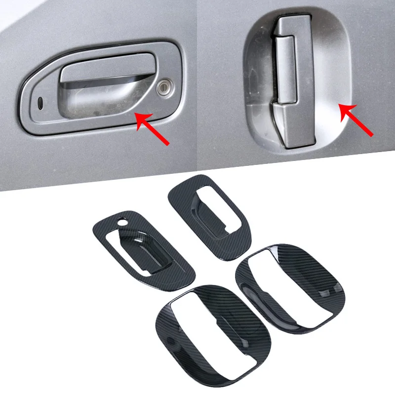 

For Nissan NV200 Evalia 2010 - 2018 New Chrome Side Door Handle Cover Bowl Trim Sticker Car Accessories