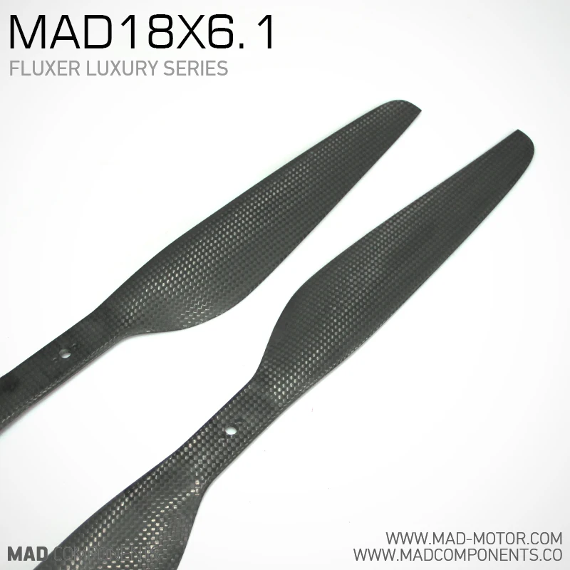 

MAD18X6.1Pro Fluxer CF propellers for brushless motor Drone UAV,Quadcopter, Hexcopter,Octcopter with high efficient best balance
