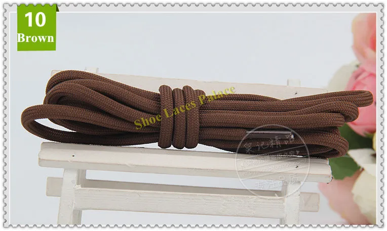 140 см шнурки наружная веревка для похода шнурки эластичные шнурки для обуви спортивная обувь кружево 5 пар в розницу - Цвет: brown