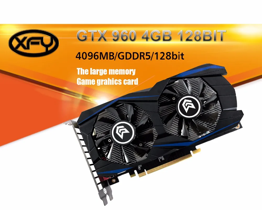 Видеокарта GTX 960 4GB 4096MB DDR5 128 bit carte graphhique видеокарта для Nvidia GTX PC