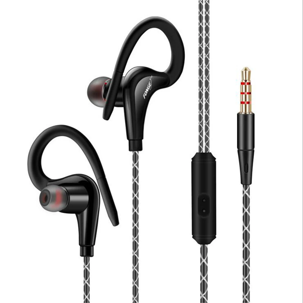 Music Earphones Headphones Sport Earbuds Sweatproof Water