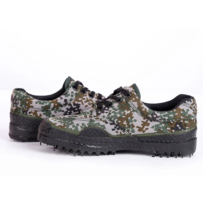 Camo Safety Shoes Military Style Field Camouflage Shoe Antiskid Wear resistant Men Women Jungle Training Shoes Labor protection