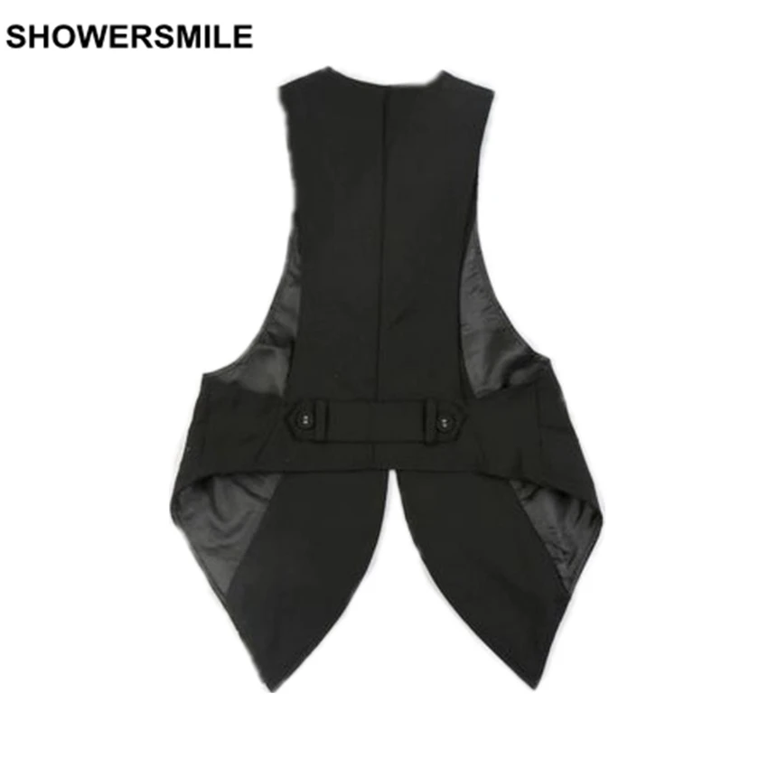 Black Suit Vest Women Spring Working Style Waistcoat Solid Cotton V Neck Plus Size 3XL Gilet Brand New Fashion Ladies Clothing