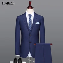 mens suits 62% wool high quality material business men suit casual man royal blue slim spring autumn summer mans groom wedding