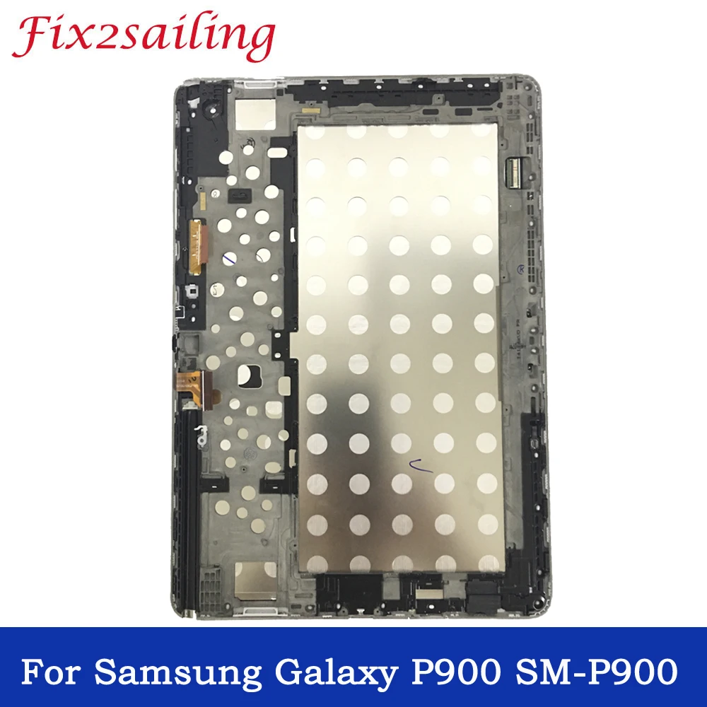 

Super Amoled LCDS Screen For Samsung Galaxy P900 SM-P900 LCD Display Touch Screen with Frame Digitizer Sensors Assembly for P900