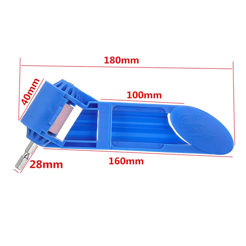  2-12.5mm Portable Corundum Grinding Wheel Drill Bit Sharpener Electric Drill Twist Drill Grinding M