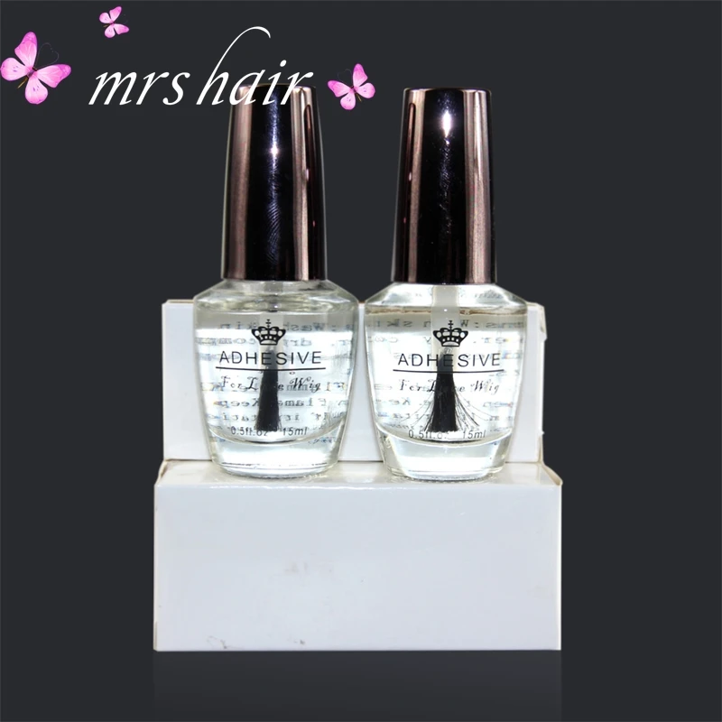 Lace Wig Adhesives 15ML Lace Closure Adhesives Top Closure Hair Adhesives Perfectly Hold Hair Bonding For Professional Use Only