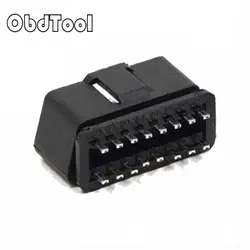 OBD2 16 pin/pin 24 В квадратное отверстие obd-мужчин адаптер obd-мужчин провода розетки разъем OBD ii адаптер инструменты диагностики LR20