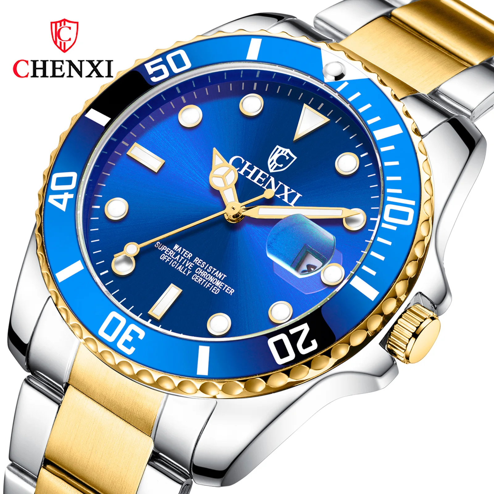 

2019 new fashion men's quartz watch waterproof watch casual sports watch men's watch three colors optional