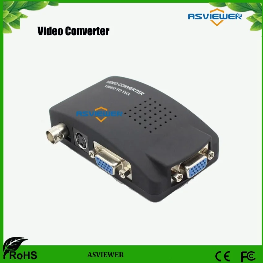 TV BNC AV / S S video to VGA Converter TV Signal Adapter Converter S