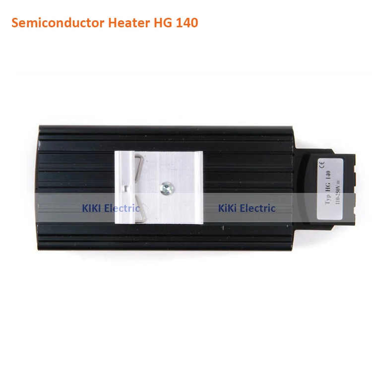 

35MM DIN Rail Mounting Semiconductor Heater HG140 75W PTC Industrial Heater Moisture Trap Heating Element for electric Cabinet