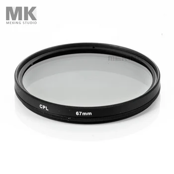 

Meking 67mm CPL circular Polarizing Lens Filter for Canon Nikon Sony DSLR camera photo studio accessories