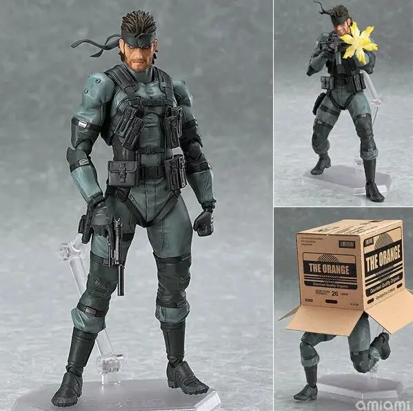 

Figma 243 METAL GEAR SOLID 2: SONS OF LIBERTY 15cm Snake PVC Action Figure Collectible Model Toy