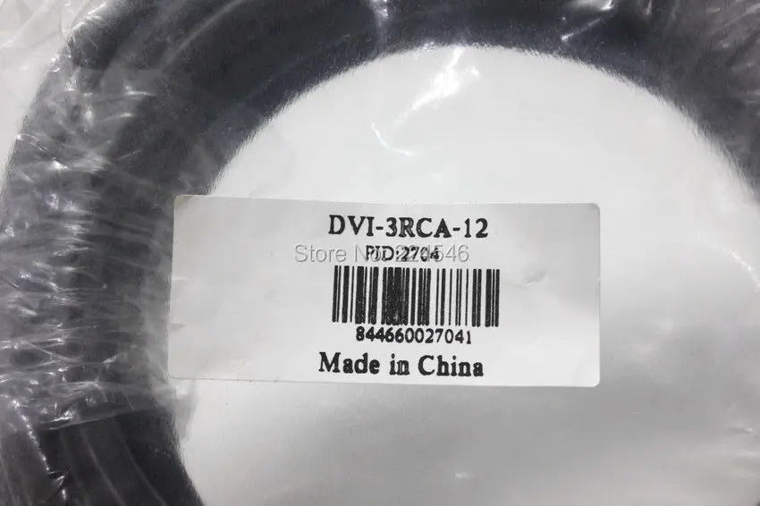 DVI-I-3 RCA компонентный видео кабель(DVI-I-3RCA) для Polycom HDX6000 7000 Monoprice 2508 6ft 12ft
