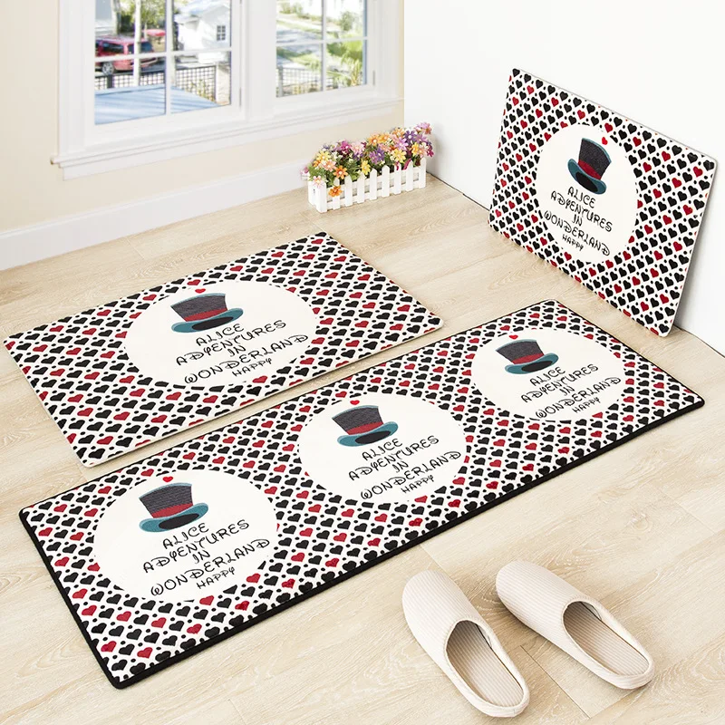 Креативный ковер Европейского типа 3D с принтом кролика плотные коврики для прихожей для гостиной спальни коврики Противоскользящие коврики для кухни