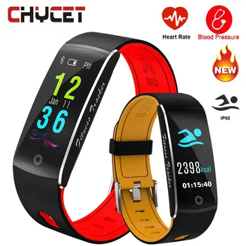 

Fitness Tracker Blood Pressure F10 Smart Bracelet IP68 Waterproof Swimming GPS Pedometer Activity Tracker Heart Rate Women Men