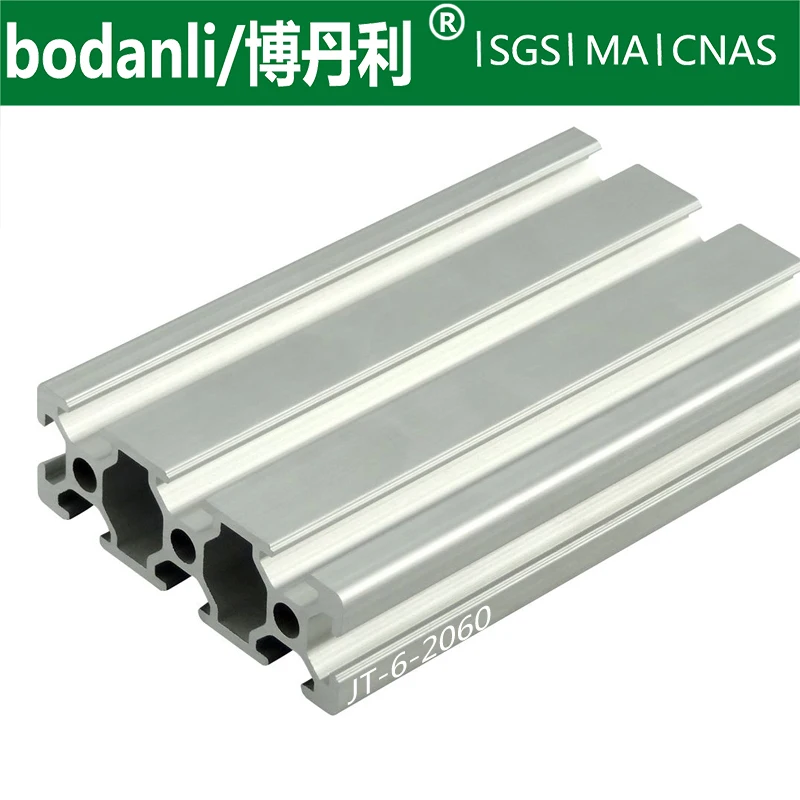 

BoDanLi industrial aluminum profile 2060 European standard aluminum alloy profile t-slot aluminum extrusion 6063 T5