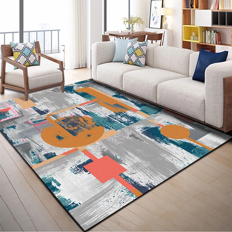Zeegle Nordic Carpets Anti-slip Sofa Table Area Rugs Carpet For Living Room Bedroom Rug Soft Kids Carpet Study Room Floor Mats