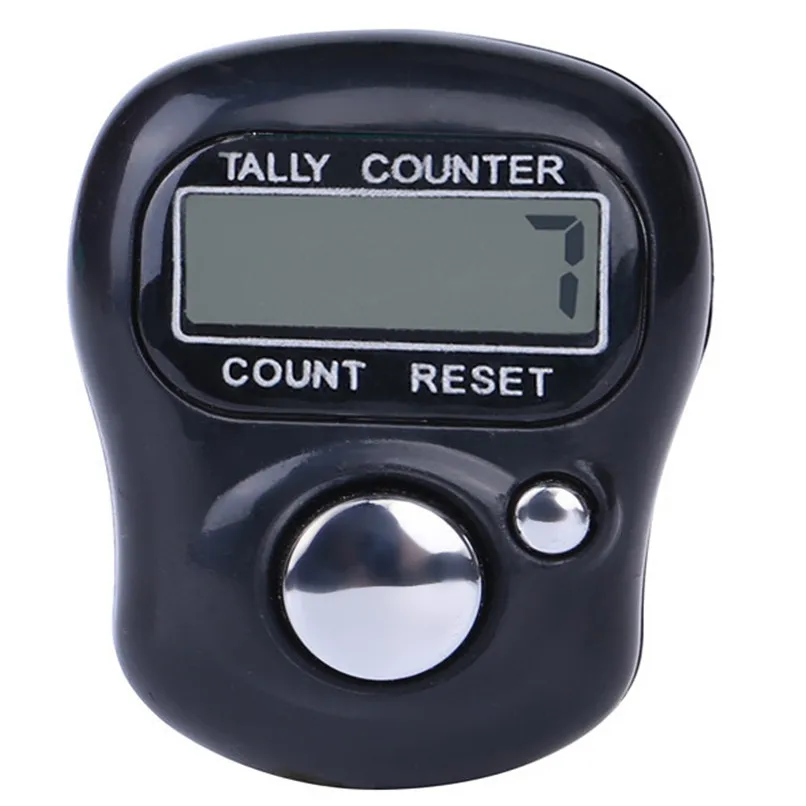 

Digital LCD Electronic Golf Finger Hand Ring Knitting Row Tally Counter TALLY Pedometer #F#40AT14
