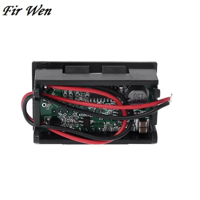Blue LED Digital Display Voltmeter Mini Voltage Meter Volt Tester Panel For DC 12V Cars Motorcycles Vehicles USB 5V2A output