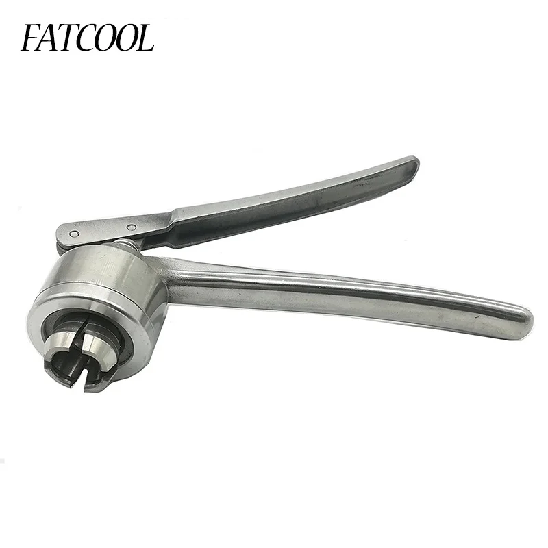 FATCOOL 1pc New Stainless Steel Manual Vial Crimper Hand Sealing